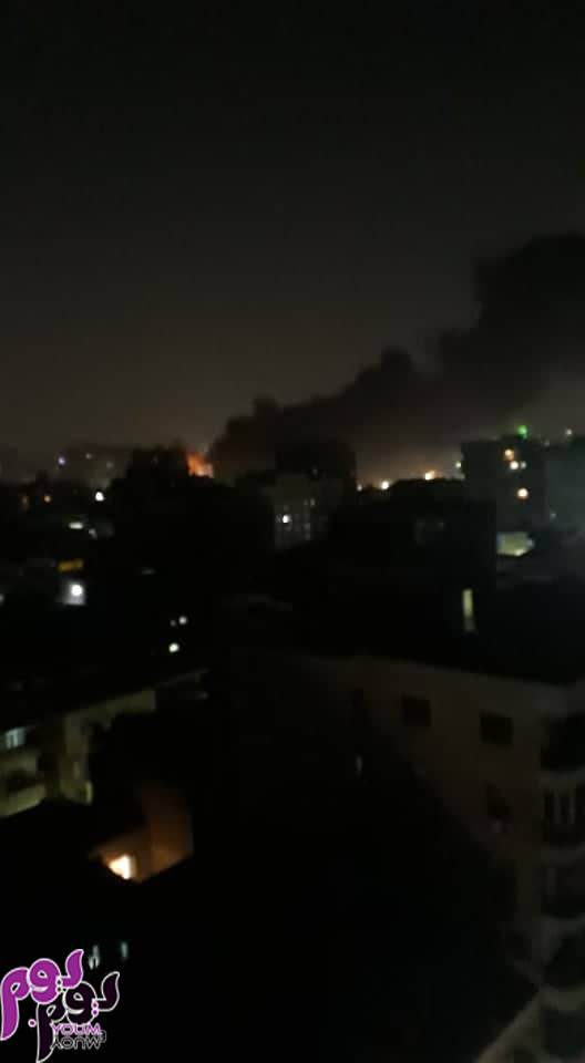 بالصور تفاصيل حريق معهد الأورام بالمنيل