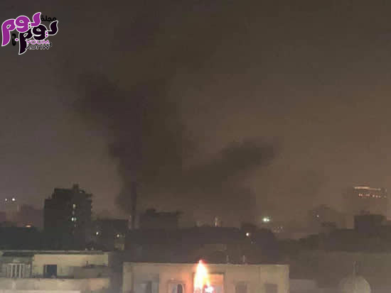 تفاصيل حريق معهد الأورام