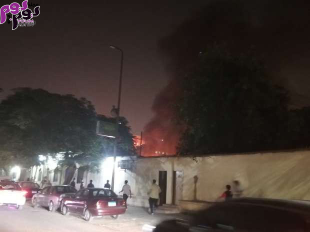 تفاصيل حريق معهد الأورام